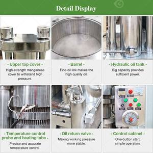 Bơ ca cao thương mại thủy lực quá trình nhấn dừa ô liu Báo Chí lạnh bơ máy khai thác dầu - Product Image 3