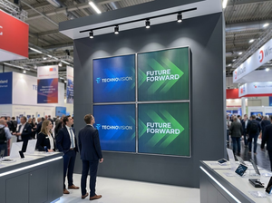 ผลิตในเยอรมนี ชุดติดตั้งผนังเลนติกูลาร์แบบโมดูลาร์ Lentiprint ขนาด 200x200 ซม. 4 แผง (100x100 ซม.) 40 LPI กรอบสีเงินทรงสี่เหลี่ยม - Product Image 4