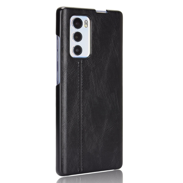 Luxury PU Leather Hard PC Shockproof Mobile Phone Back Cover Case for LG Wing 5G Hot 10 Lite X657 Hot 9