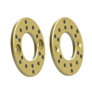 Buje de Brida MISUMI EFWAH de Latón Autolubricante con Montaje de Tornillo y Orificio Redondo para Uso en Plantas de Fabricación - Product Image 2