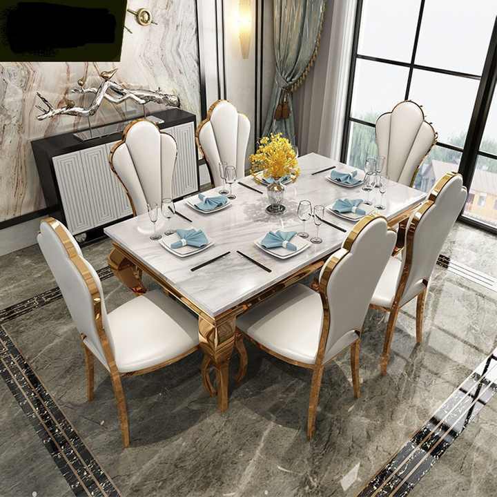 Elegant Marble Dining Table - Perfect for Modern Living