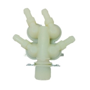 Valve d'entrée d'eau Samsung DC62-00214N en plastique durable pour lave-linge à chargement frontal - Product Image 1