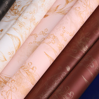 Nouveauté 2025 - Papier d'emballage pour fleurs - Papier d'emballage imperméable pour fleurs - Fournitures pour fleuristes - Papier d'emballage pour cadeaux - DIY