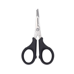 Fishing Scissors Stainless Steel Portable Multi Purpose With Ring Opening And Fish Control Function - Product Image 4