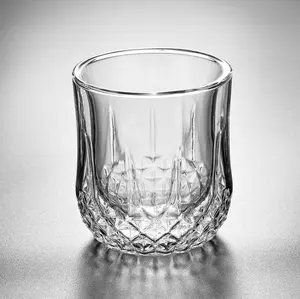 Union Source酒吧葡萄酒饮用双层玻璃杯散装/威士忌玻璃杯促销