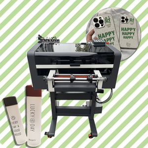 Impresora UV DTF de Alta Velocidad Todo en Uno, Impresora de Etiquetas de Cristal A3 Xp600 para Superficies de Madera/Vidrio/Metal/Plástico/Cerámica - Product Image 3