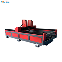 CNC-Schnitz marmor Granit Stein maschine Doppelkopf CNC-Fräser Gravier maschine 2 Dreh vorrichtung Steins chneide maschine