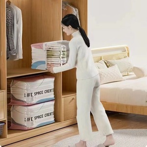 Vacuum <b>Compression</b> <b>Bags</b> Rectangle Thickened 3D Press Type For Bedroom Clothing Storage - Product Image 3