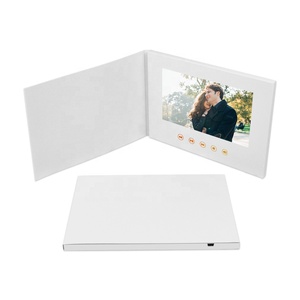 En Stock Local États-Unis : Lot de 10 Cartes de Vœux Vidéo Numériques de 7 Pouces (Écran IPS, 4 Go) – Idéal pour Invitations, Livrets et Brochures Vidéo Cadeaux - Product Image 1