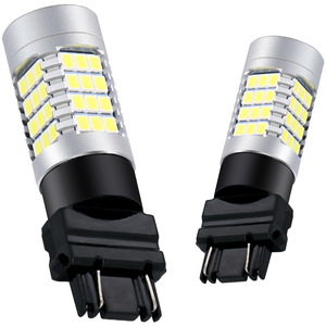12V Led park lambaları 3156 3157 Led zikzaklı 7443 3157 T25 çip 2835 54 smd 1156 1157 T20 7440 fren işık dönüş sinyali için araba