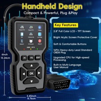 Nuevo Lector de Códigos OBD2 para Auto V519, Escáner Completo para Vehículos, Analizador de Motor y ABS, Herramienta de Diagnóstico con 1 Año de Garantía