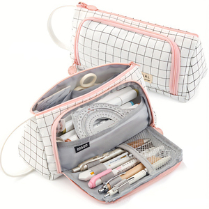 Astuccio Multifunzionale con Finestra Aperta per Viaggi e Spiaggia, Borsa Cosmetica Casual in Poliestere per Ragazze - Product Image 4