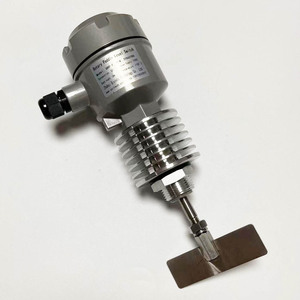 Interruptor de nivel de paleta giratoria de acero inoxidable para detección de polvo y sólidos en contenedores, con sensor de posición y dispositivo de alerta. - Product Image 1