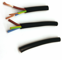 Câble Rvv Câble d'alimentation à 3 conducteurs 0.5mm 0.75mm 1.0mm 1.5mm 2.5mm Sq 20awg 22awg Brins Cuivre Nu Pvc Gainé