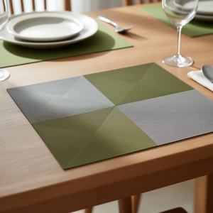 Mnj Place Mat 30x45 Cm 12Pcs Set Green Gray Olive Color Options - Product Image 3