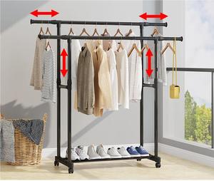Factory New Design Tragbarer vertikaler Kleider ständer Kids Adult Durable <span class=keywords><strong>Metal</strong></span> Kleider ständer - Product Image 6