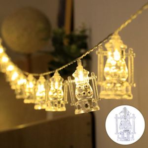 Islam Muslim Battery USB Powered Ramadan Eid Lantern Palace Lamp Kerosene Oil Lamp EID Led <b>Light</b> String <b>Light</b> Holiday Lighting - Product Image 1