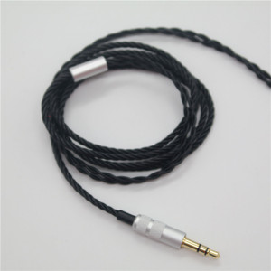 Cable de audio trenzado de 4 hilos, 120 cm, cobre puro retorcido para auriculares DIY con buena resistencia a la tracción - Product Image 2
