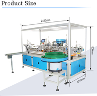 Machine d'assemblage rotative haute vitesse QFW pour contenants de rouge à lèvres et baumes à lèvres - Ligne de production cosmétique contrôlée par PLC, 3000 pièces/heure