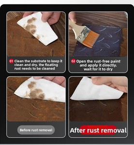 Primaire convertisseur de rouille, <span class=keywords><strong>Peinture</strong></span> anticorrosion à base d'eau pour acier et métal, Sans ponçage, Changement de couleur pour usage industriel - Product Image 4