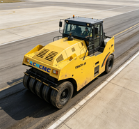 Compacteur à roues en caoutchouc CNCMC TRW20-30, pression des pneus 307-460 kPa, moteur Cummins 125 kW, pour finition de surfaces d'aéroports et rouleaux compresseurs routiers