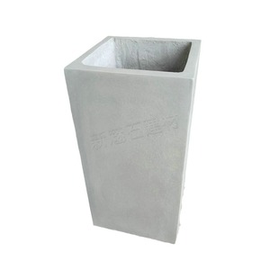 New Magic Stone Grc Fair Faced Concrete Flower <b>Box</b> Outdoor Landscape <b>Planters</b> High Performance Cement Imitation Stone - Product Image 2