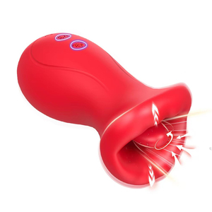 Klitoral Emme Vibratörü Dil Yalama Stimülatörü Meme Masaj Aleti Mini Güçlü Emiş Sessiz Şarj Edilebilir Silikon Yetişkin Oyuncakları - Product Image 1