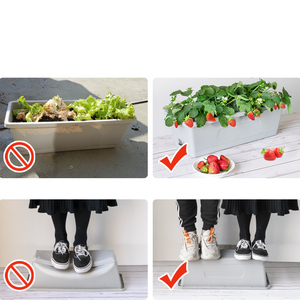 Deebang — Pots <span class=keywords><strong>de</strong></span> fleurs <span class=keywords><strong>en</strong></span> plastique <span class=keywords><strong>de</strong></span> haute qualité, décoration <span class=keywords><strong>de</strong></span> jardin et balcon, vente <span class=keywords><strong>en</strong></span> gros, nouveau Design, pour la plantation <span class=keywords><strong>de</strong></span> légumes - Product Image 2