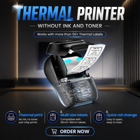 Phomemo M110 étiqueteuse imprimante de codes à barres portable sans fil imprimante thermique pour étiquette de prix de petite entreprise