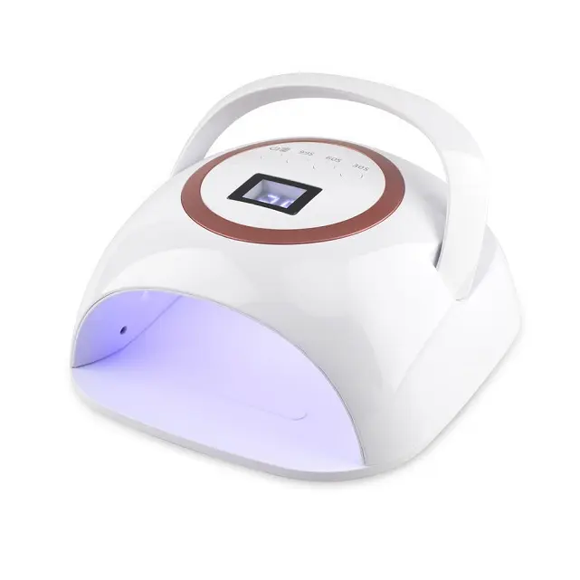 Customized Logo Professional Cordless Hand-held Smart 72W S40 Uv Led Nail Lamp 220w With LCD Display