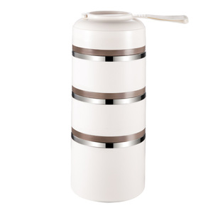 Stainless Steel Portable Lunch Box Round Sealed Japanese Style <b>Large</b> Capacity For Meal <b>Storage</b> - Product Image 2