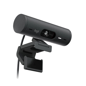 Cámara Web Logitech Brio 500 1080p con RightLight 4, Encuadre Automático, Modo de Presentación y Micrófono con Reducción de Ruido <span class=keywords><strong>para</strong></span> Trabajo Híbrido - Product Image 1