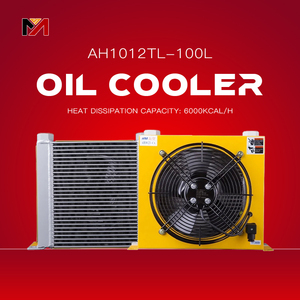 Enfriador de Aceite Hidráulico de <span class=keywords><strong>Aluminio</strong></span> Refrigerado por Aire AH1012T de Fábrica, Intercambiador de Calor con Ventilador, Radiador de Aceite Hidráulico - Product Image 6