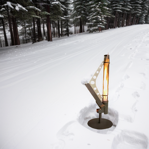 Estufa de cohetes de madera para patio al aire libre, calentador de pellets de madera para patio, estufa de leña sin humo de vidrio - Product Image 4
