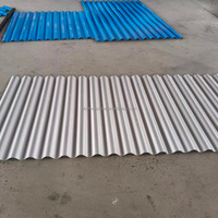 Machine de formage à rouleaux pour panneaux muraux métalliques en carton ondulé, à effet vague d'eau, pour carreaux de placage
