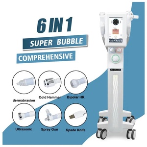 6-in-1 Ashe Super Bubble Body Face Shaping Hydro Microdermabrasion Beauty Machine-Stainless Steel 1-Year Warranty Commercial Use - Product Image 3