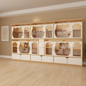 Hochwertige Katzengehege und Wohnlösungen, Glas- und Holz-Katzenhäuser für Luxus-Tierhotels, Zwinger, Geschäfte und Familien - Product Image 2