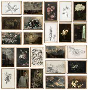 Set di arte <span class=keywords><strong>da</strong></span> <span class=keywords><strong>parete</strong></span> lunatica SQ <span class=keywords><strong>stampe</strong></span> accademiche scure <span class=keywords><strong>stampe</strong></span> su tela Vintage di arte Country francese <span class=keywords><strong>stampe</strong></span> murali moderne per camere <span class=keywords><strong>da</strong></span> <span class=keywords><strong>letto</strong></span> - Product Image 2