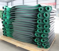 Bestpreis YGT YGT-35 Tragbarer 3-Loch Grüner Golf-Putting-Teppich 1,5m X 1,5m Gummiramme für Innen/Außen Heim-Übungsmatten