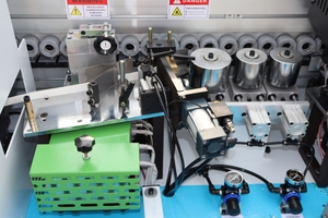 Pre-phay và góc làm tròn đa chức năng tốc độ cao Chế biến gỗ cạnh dải máy với Doule keo nồi - Product Image 6