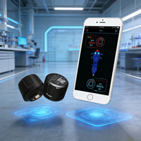 Sistema di Monitoraggio Pressione Pneumatici TPMS Bluetooth Mini Smart ODM per Moto, Sensore Esterno Compatibile con App Android e iOS per Scooter