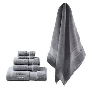 Db <b>Bath</b> <b>Towel</b> <b>Set</b> 6 Piece 100 Cotton Quick Dry Jacquard Solid Color For Home - Product Image 1