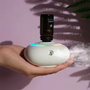 Newest Version Colorful Light Mini USB Car Waterless Diffuser Portable Essential Oil Nebulizer Aroma Diffuser