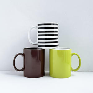 Nordic Style Ceramic <b>Mug</b> 11Oz Solid Color Business Gift Cup - Product Image 2