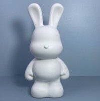 Usine En Gros DIY Fluide Ours À La Main Lapin Porte-clés 23cm/33cm/53cm PVC Fluide Lapin pour Enfants Avec Verser La Peinture