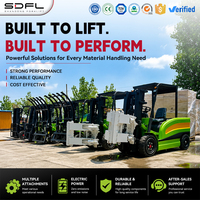 Chariot élévateur électrique personnalisable OEM ODM de 3 à 5 tonnes, certifié CE ISO, chariot élévateur industriel pour entrepôt