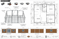 Maison conteneur de luxe à double aile, insonorisée et écoénergétique, pour projet d'hébergement de vacances en bord de lac