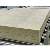 Feuille d'absorption acoustique de laine minérale de dalle d'isolation de façade imperméable feuille d'isolation thermique