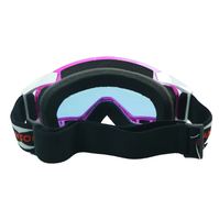 Lentille anti-UV en PC vente en gros Lunettes de moto pour jeunes résistantes aux chocs et à la saleté, résistantes aux rayures et aux rayures