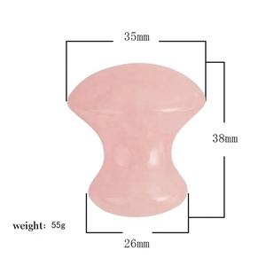 Massaggio ai funghi cristallo <span class=keywords><strong>pietra</strong></span> calda massaggio fungo giada fungo <span class=keywords><strong>Gua</strong></span> <span class=keywords><strong>Sha</strong></span> quarzo rosa - Product Image 3